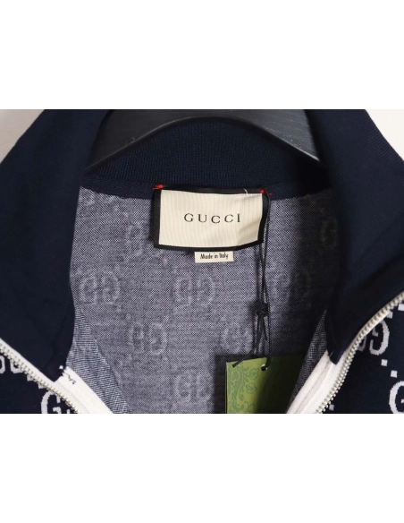 GUCCI\Gucci Gucci classic allover jacquard logo suit jacket,Gucci Jacket,Jacket,APPAREL