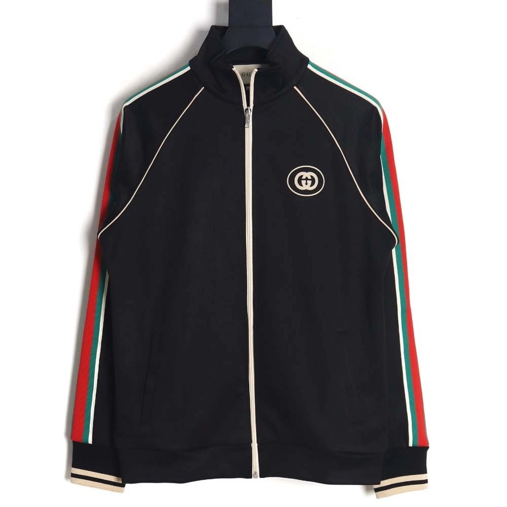 GUCCI\Gucci Gucci classic red and green webbing suit jacket,Gucci Jacket,Jacket,APPAREL