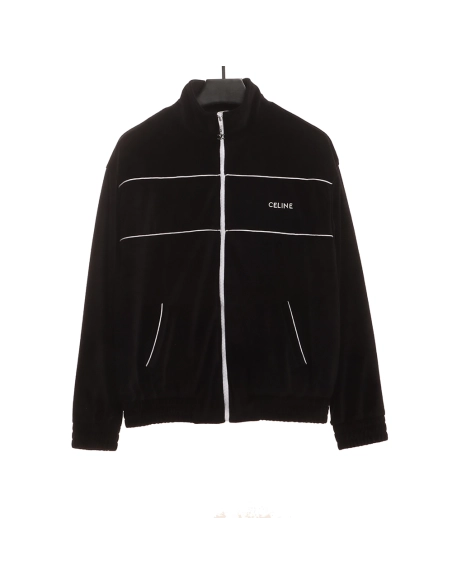 Celine small logo letter jacket,Celine Jacket,Jacket,APPAREL