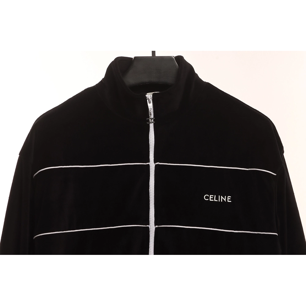 Celine small logo letter jacket,Celine Jacket,Jacket,APPAREL