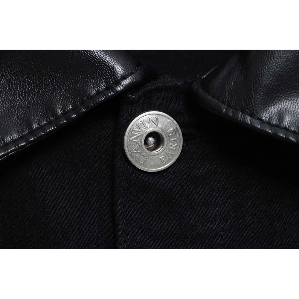 Lanvin joint GD limited capsule graffiti denim jacket,Lanvin Jacket,Jacket,APPAREL