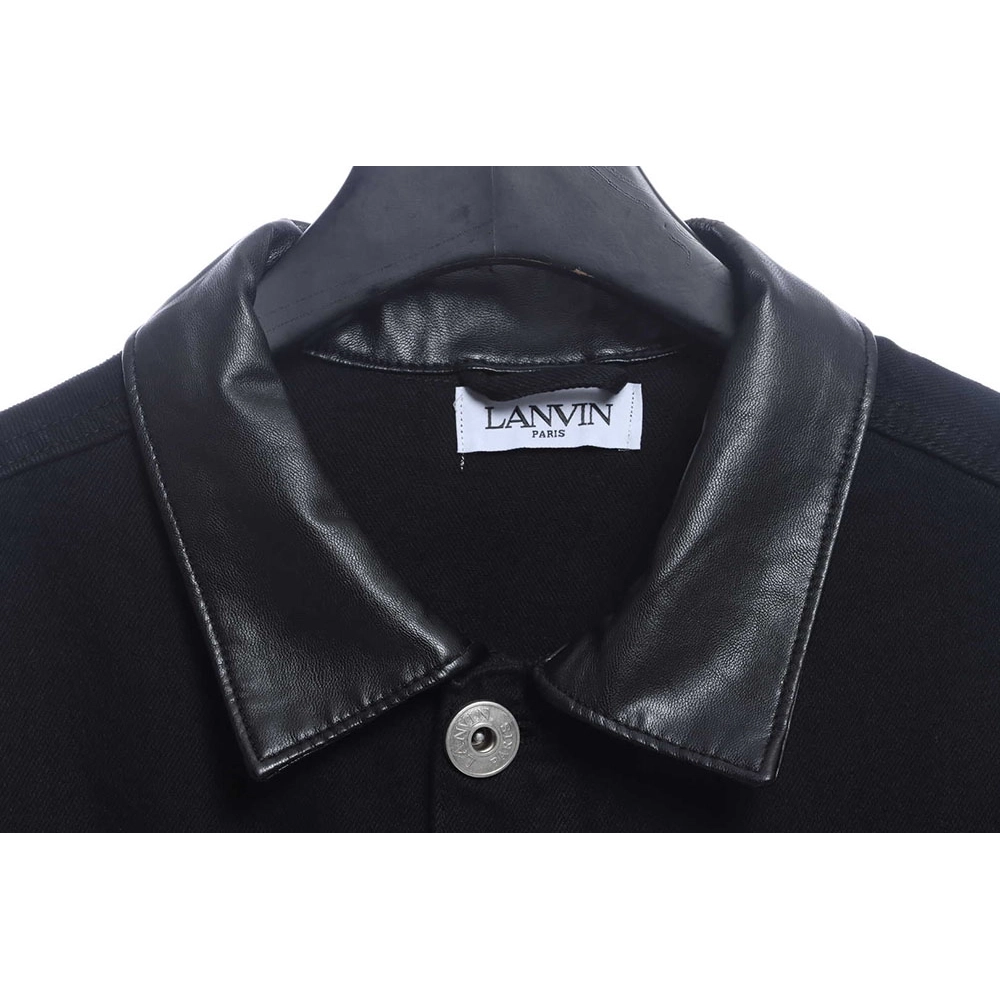 Lanvin joint GD limited capsule graffiti denim jacket,Lanvin Jacket,Jacket,APPAREL