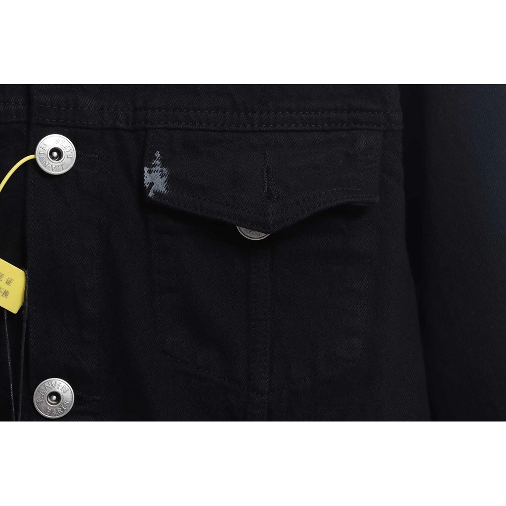 Lanvin joint GD limited capsule graffiti denim jacket,Lanvin Jacket,Jacket,APPAREL