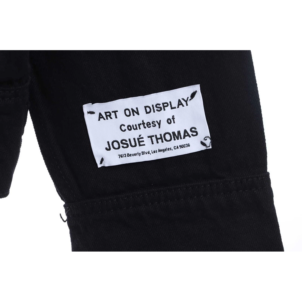 Lanvin joint GD limited capsule graffiti denim jacket,Lanvin Jacket,Jacket,APPAREL