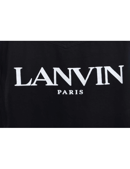 Lanvin joint GD limited capsule graffiti denim jacket,Lanvin Jacket,Jacket,APPAREL