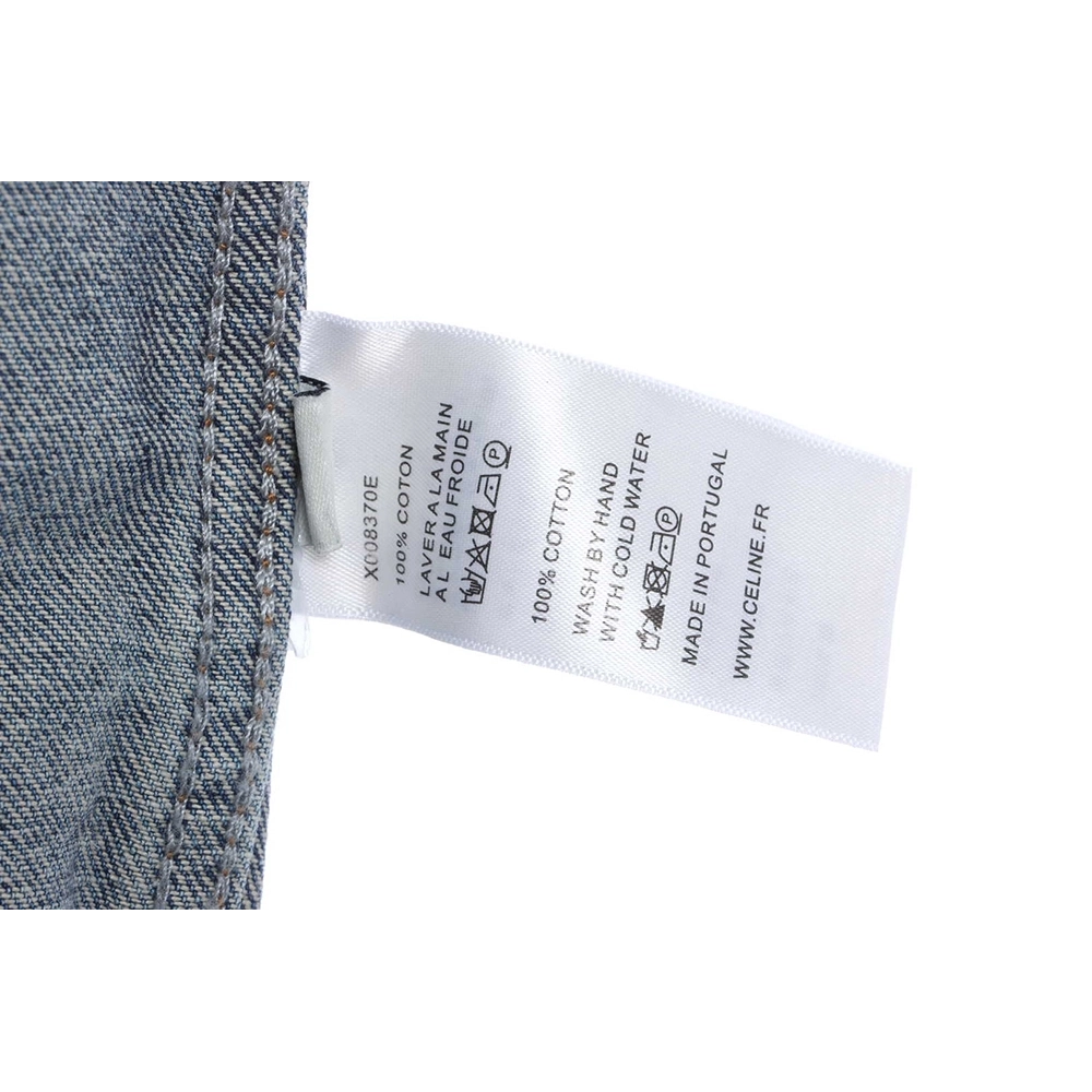 Selena Fake Two Piece Hooded Denim Jacket,Celine Jacket,Jacket,APPAREL