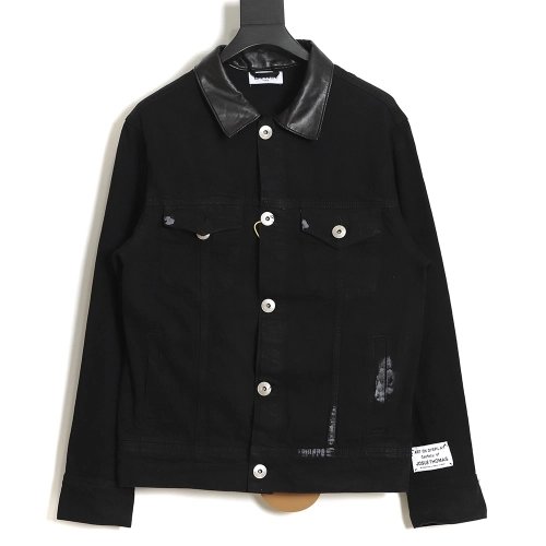 LANVIN Lanvin joint GD limited capsule graffiti denim jacket,Lanvin Jacket,Jacket,APPAREL