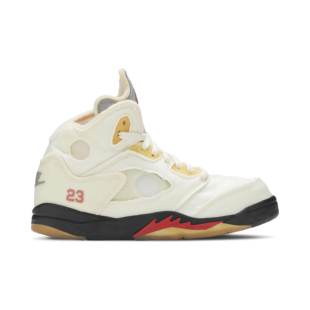 OffWhite x Air Jordan 5 Retro SP PS Sail CV4827-100,AIR JORDAN 5,Air Jordan