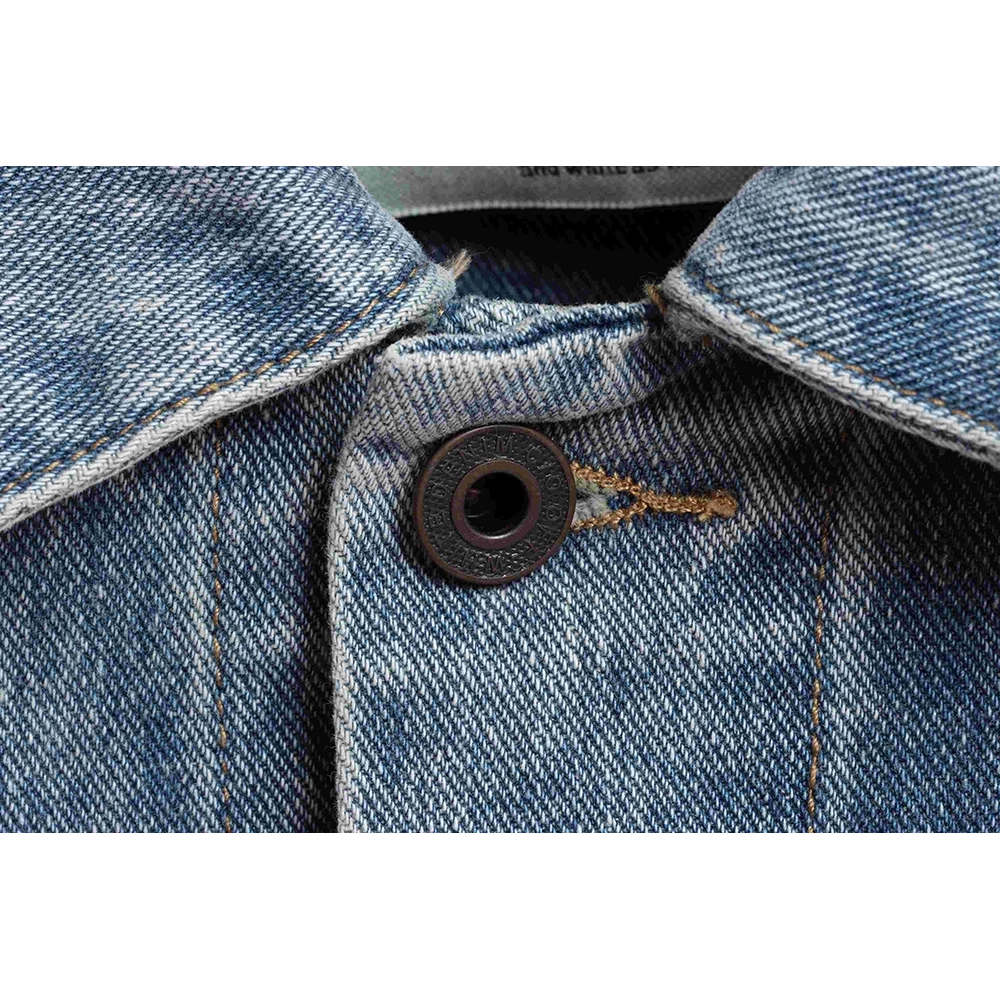 Off White gradient arrOff White denim jacket,Off White Jacket,Jacket,APPAREL