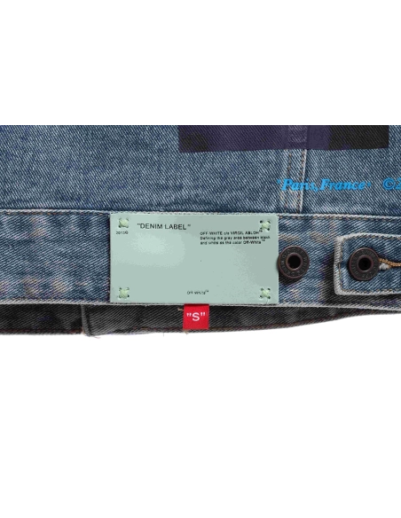 Off White gradient arrOff White denim jacket,Off White Jacket,Jacket,APPAREL