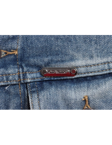 Off White gradient arrOff White denim jacket,Off White Jacket,Jacket,APPAREL