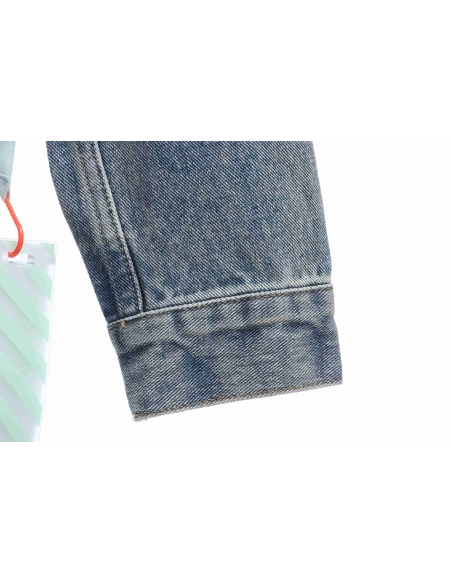 Off White gradient arrOff White denim jacket,Off White Jacket,Jacket,APPAREL