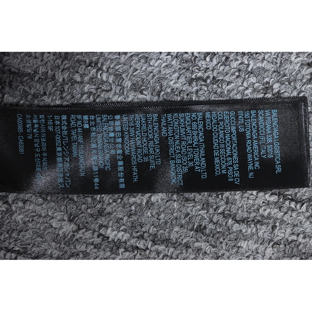 Balenciaga Flannel Check Hooded Jacket,Balenciaga Jacket,Jacket,APPAREL