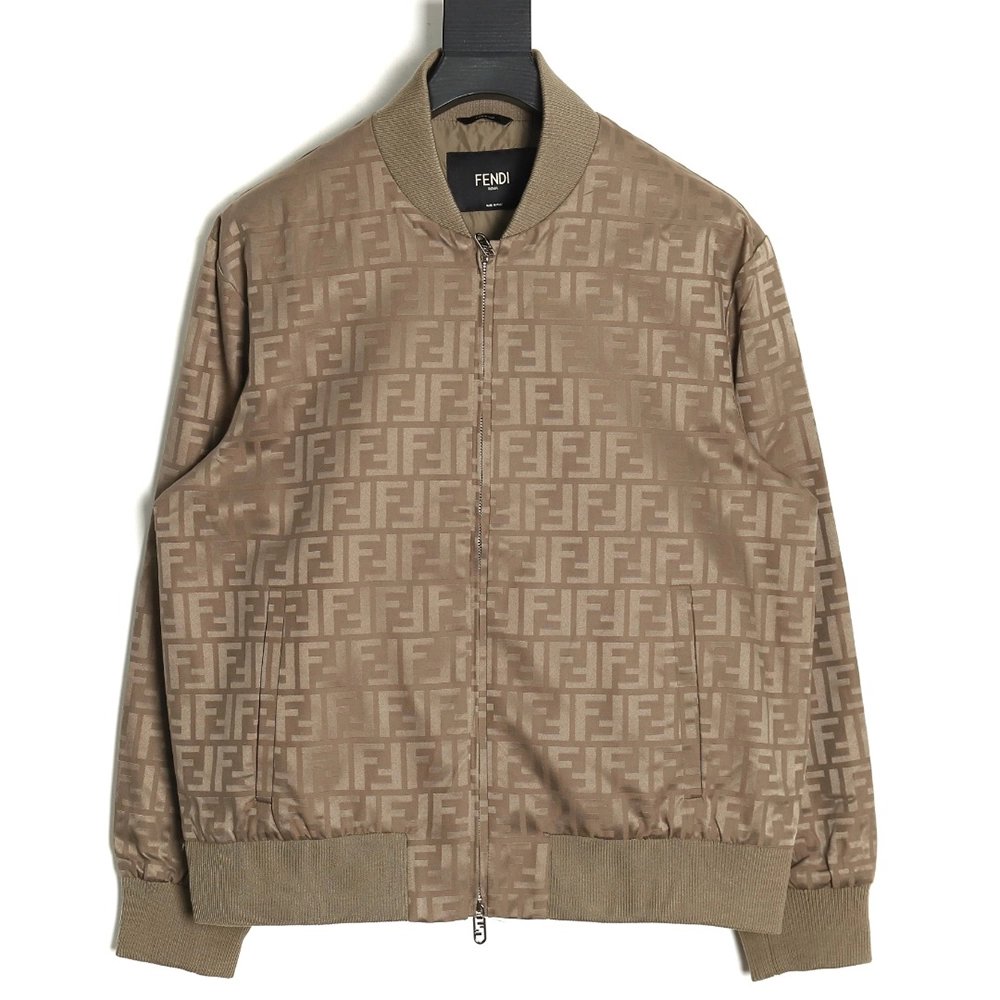 Fendi all over print jacquard jacket,Fendi Jacket,Jacket,APPAREL