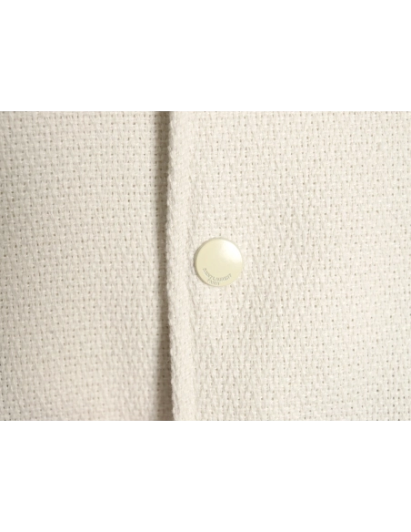 Saint Laurent Paris black and white leather baseball collar jacket,Saint Laurent Jacket,Jacket,APPAREL