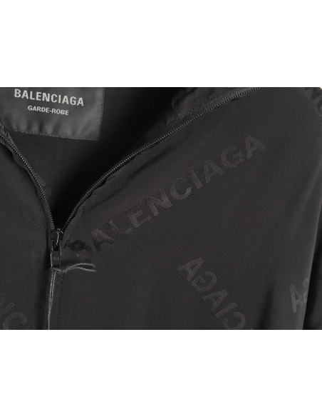 Balenciaga silk allover print jacket,Balenciaga Jacket,Jacket,APPAREL
