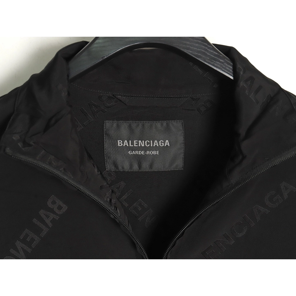 Balenciaga silk allover print jacket,Balenciaga Jacket,Jacket,APPAREL