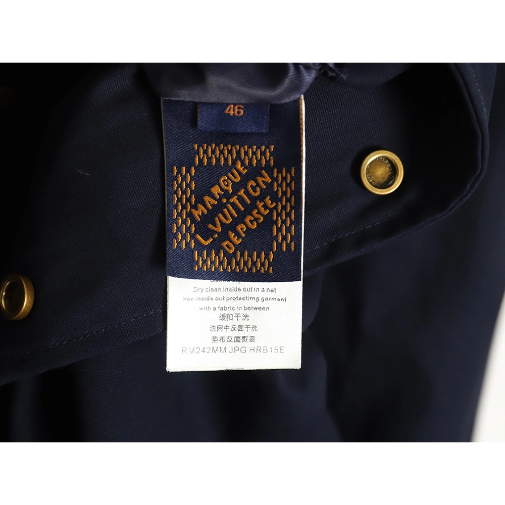 Louis Vuitton Chest Lettering Cotton Jacket,Louis Vuitton Jacket,Jacket,APPAREL