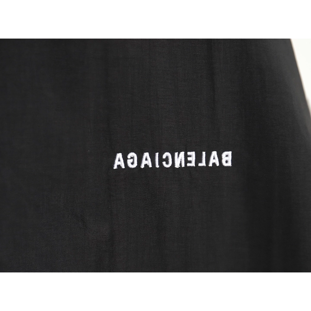 Balenciaga mirrored lettering embroidered windbreaker jacket TSK1,Balenciaga Jacket,Jacket,APPAREL