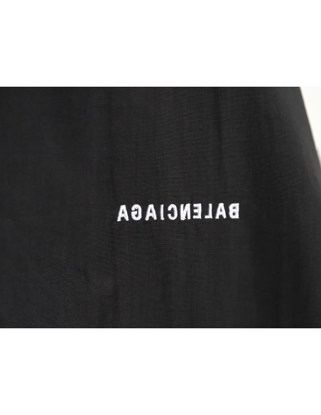 Balenciaga mirrored lettering embroidered windbreaker jacket TSK1,Balenciaga Jacket,Jacket,APPAREL