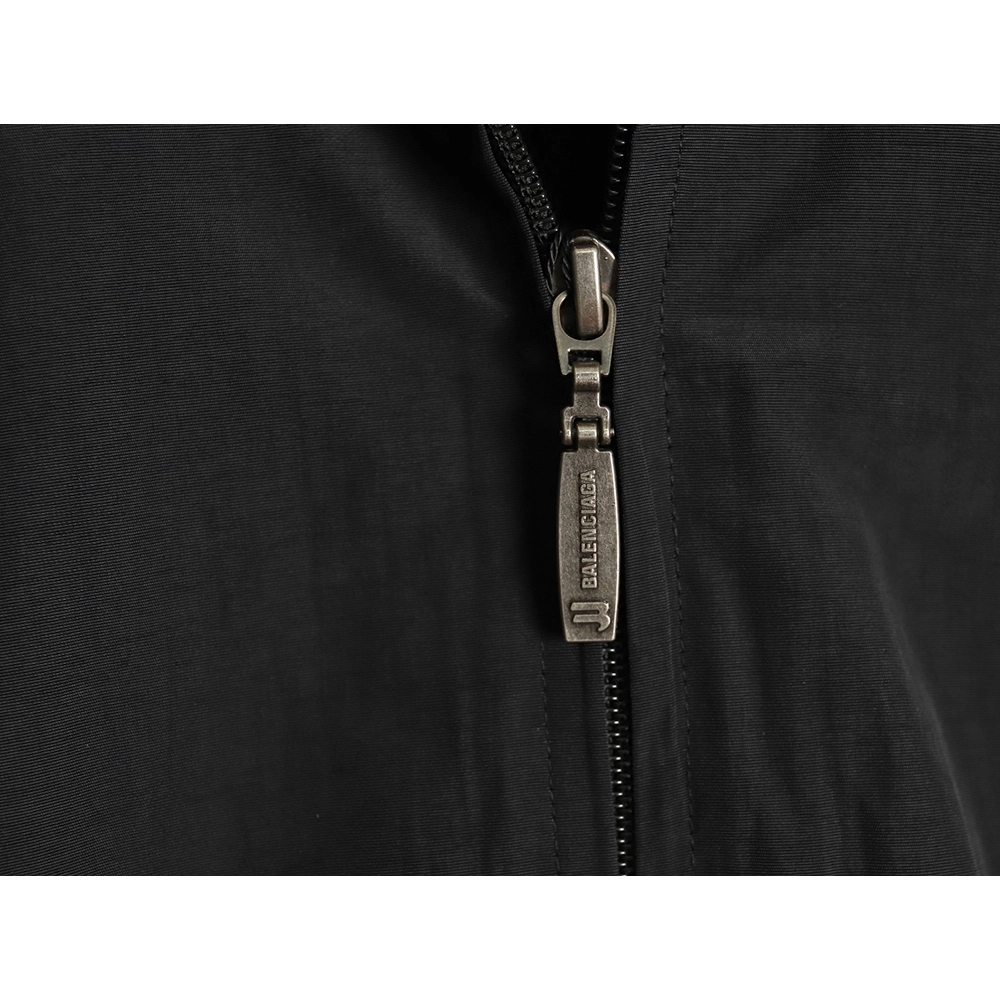 Balenciaga mirrored lettering embroidered windbreaker jacket TSK1,Balenciaga Jacket,Jacket,APPAREL