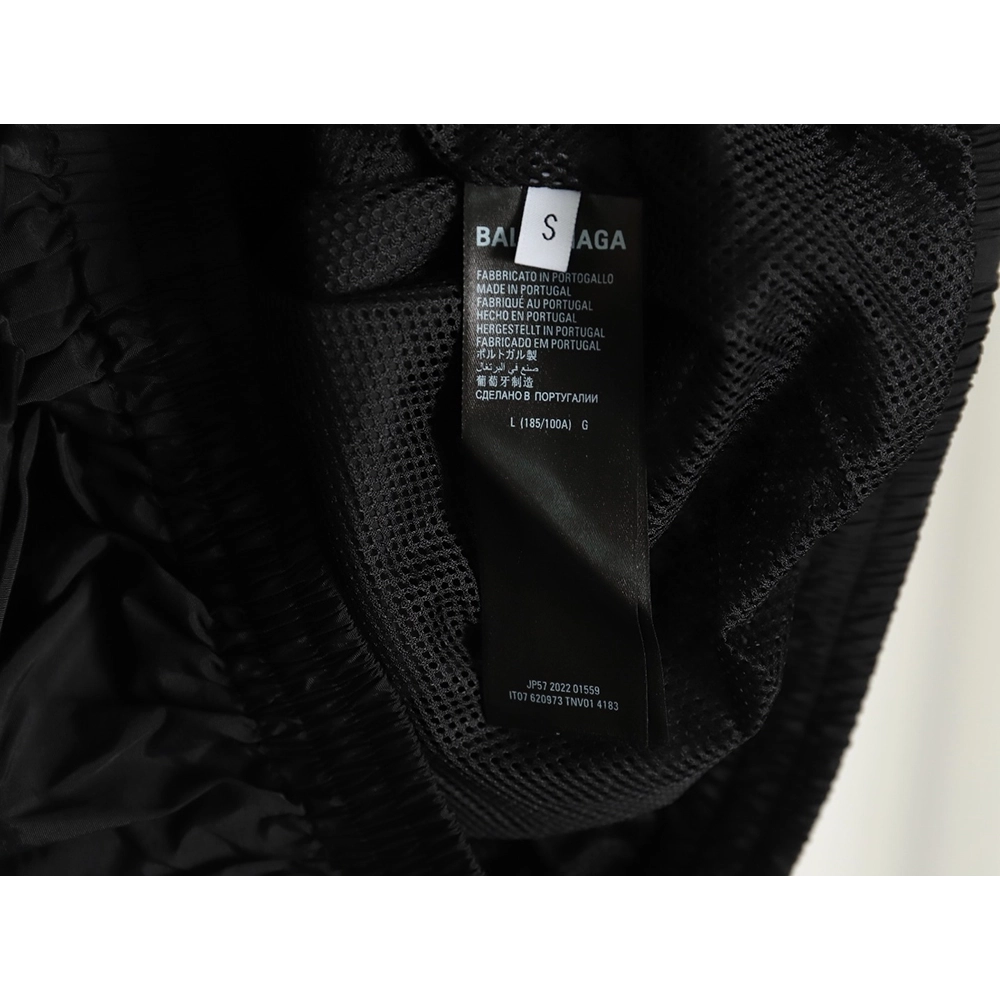 Balenciaga mirrored lettering embroidered windbreaker jacket TSK1,Balenciaga Jacket,Jacket,APPAREL