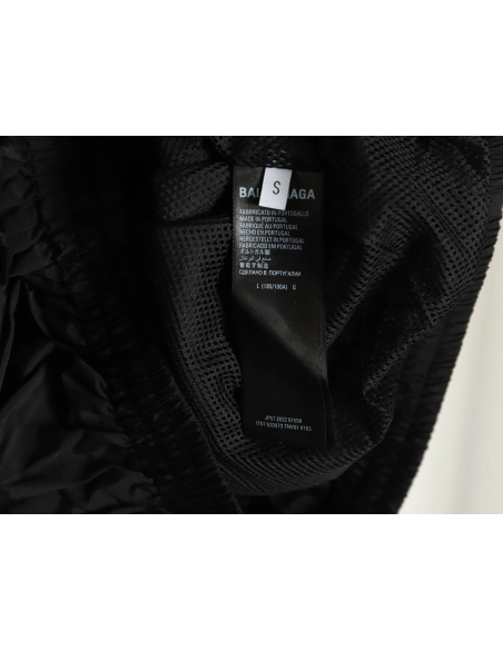Balenciaga mirrored lettering embroidered windbreaker jacket TSK1,Balenciaga Jacket,Jacket,APPAREL