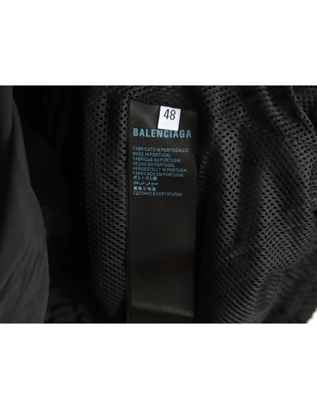 Balenciaga Double B Yellow Tape Waterproof Jacket,Balenciaga Jacket,Jacket,APPAREL