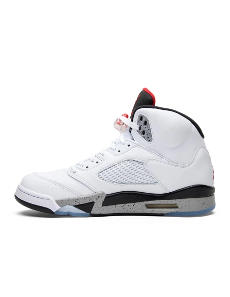 AIR JORDAN 5 RETRO WHITE CEMENT 136027 104,AIR JORDAN 5,Air Jordan