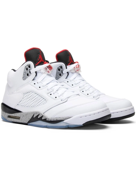 AIR JORDAN 5 RETRO WHITE CEMENT 136027 104,AIR JORDAN 5,Air Jordan