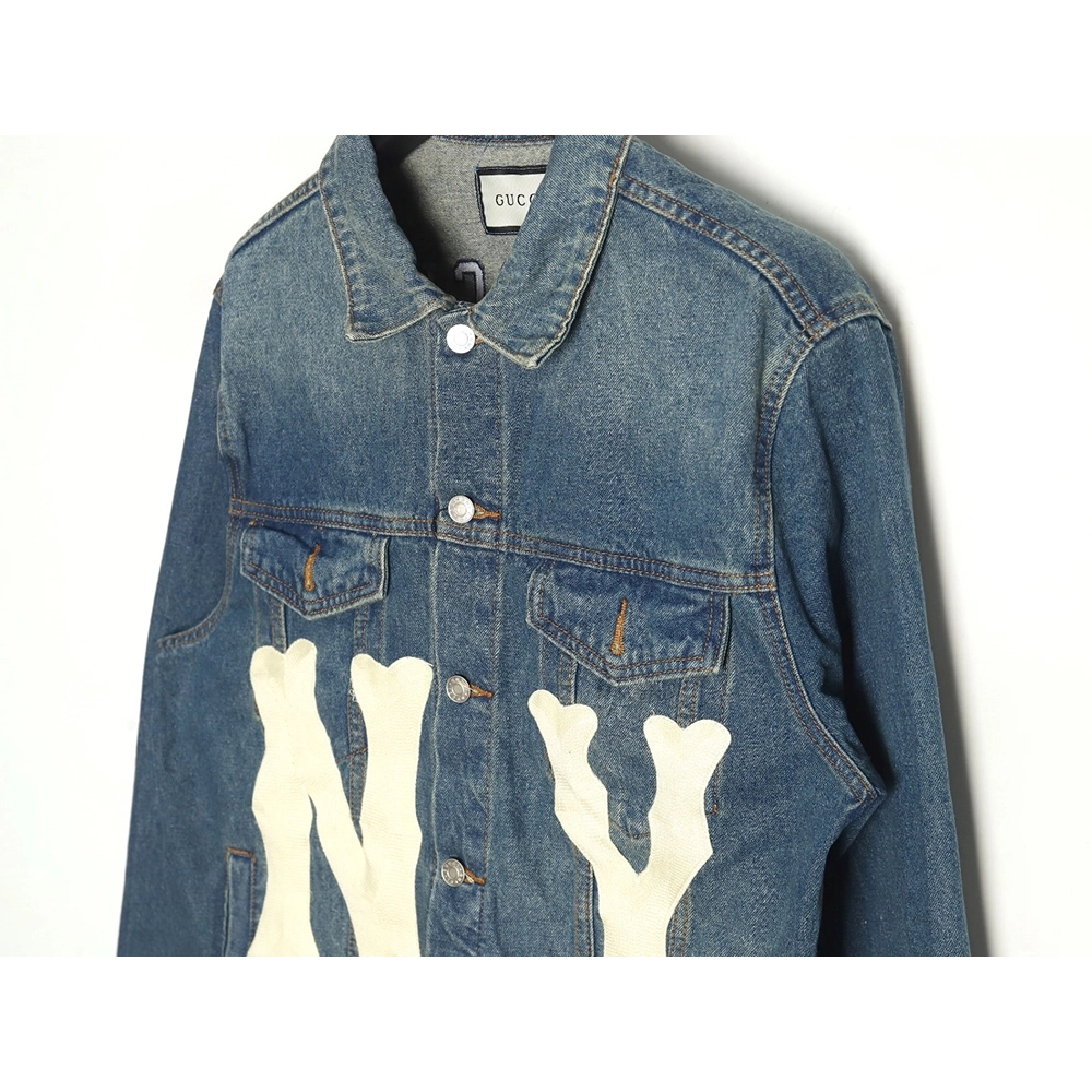 Gucci Yankees joint embroidered patch jacket,Gucci Jacket,Jacket,APPAREL