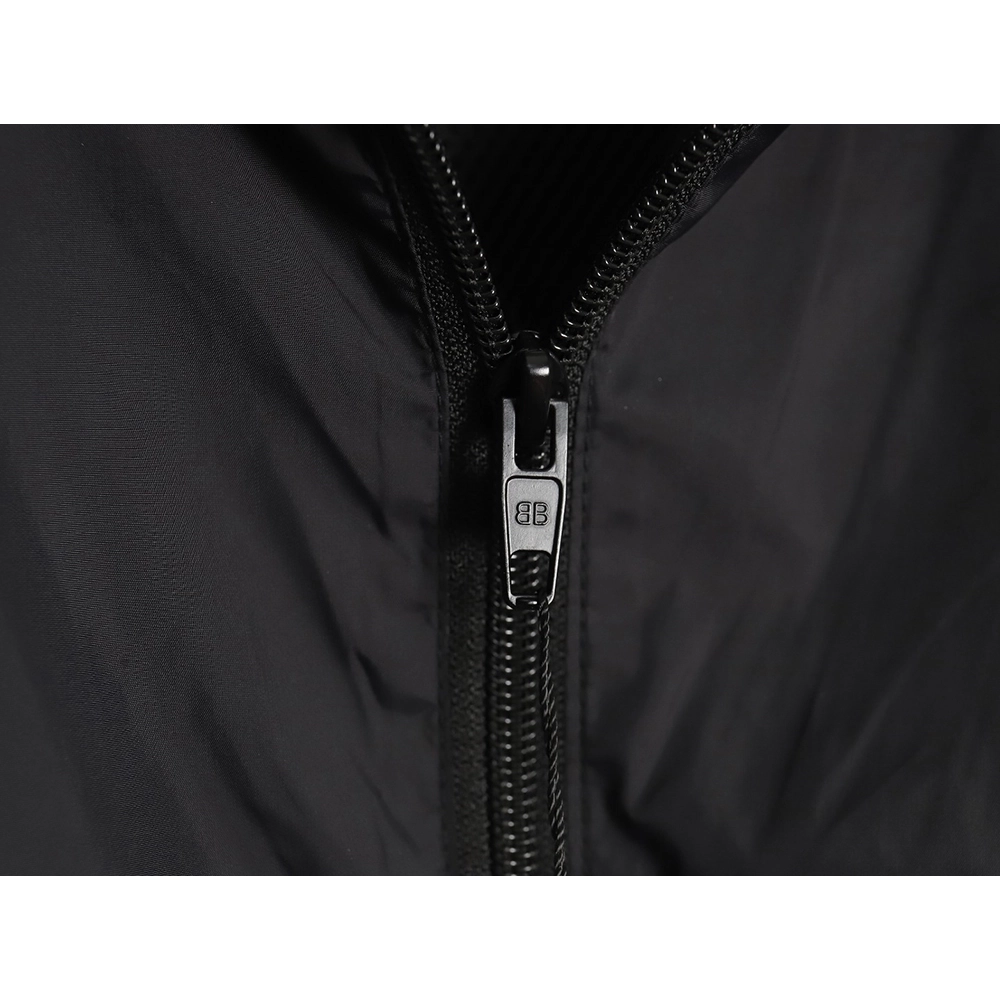 Balenciaga patchwork slogan windbreaker jacket TSK4,Balenciaga Jacket,Jacket,APPAREL