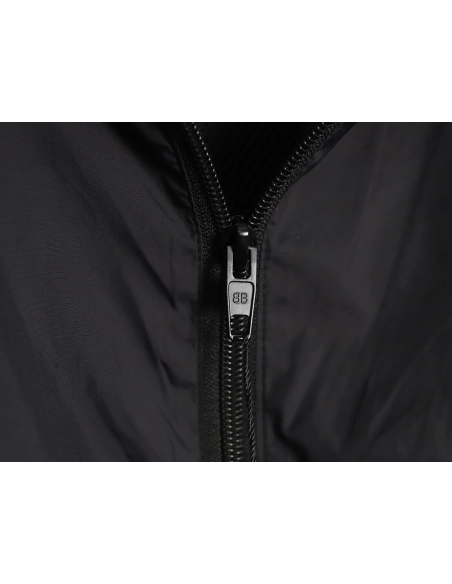 Balenciaga patchwork slogan windbreaker jacket TSK4,Balenciaga Jacket,Jacket,APPAREL