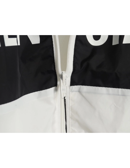Balenciaga patchwork slogan windbreaker jacket TSK3,Balenciaga Jacket,Jacket,APPAREL