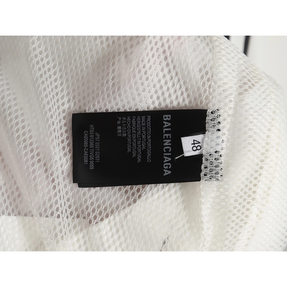 Balenciaga patchwork slogan windbreaker jacket TSK3,Balenciaga Jacket,Jacket,APPAREL