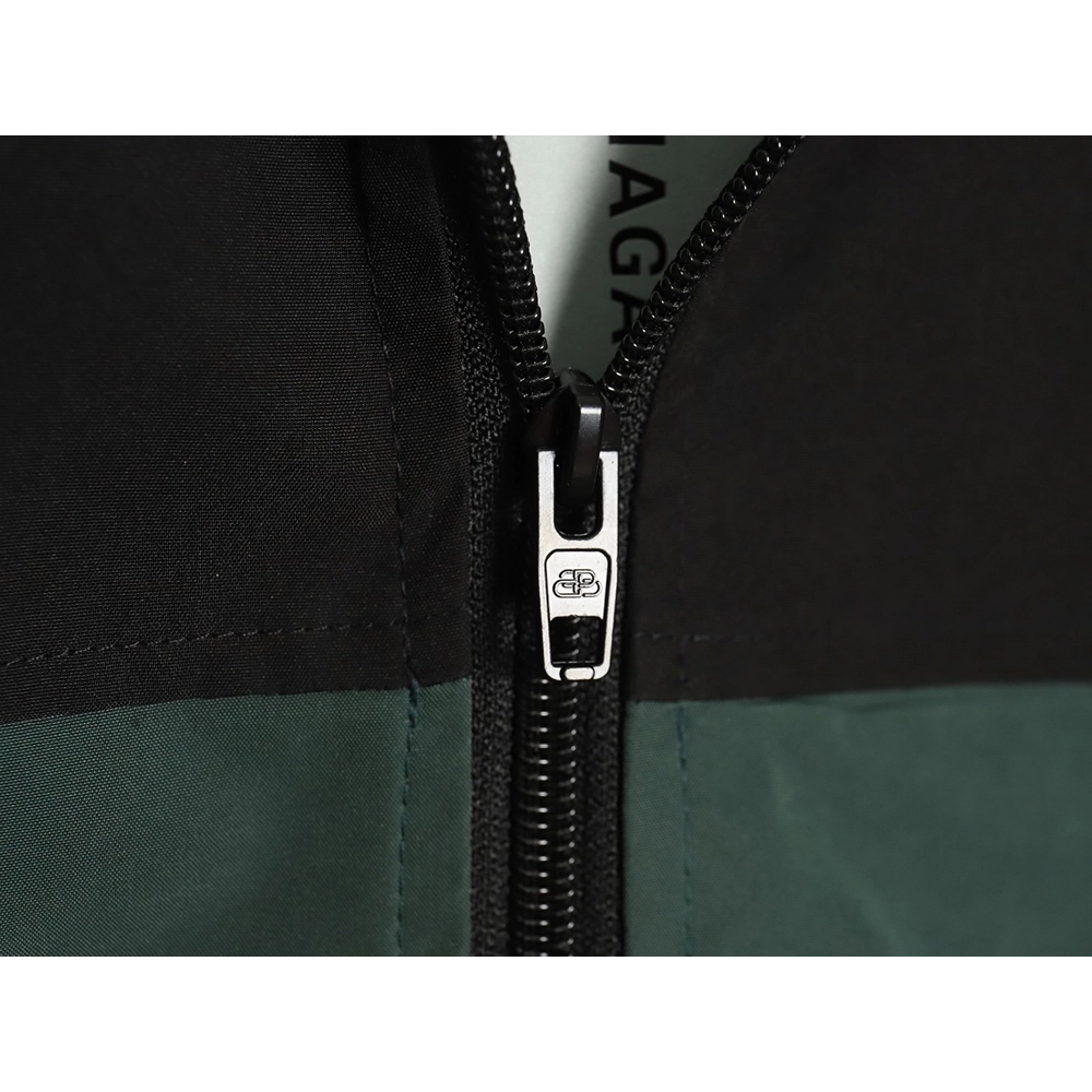 Balenciaga patchwork slogan windbreaker jacket TSK2,Balenciaga Jacket,Jacket,APPAREL