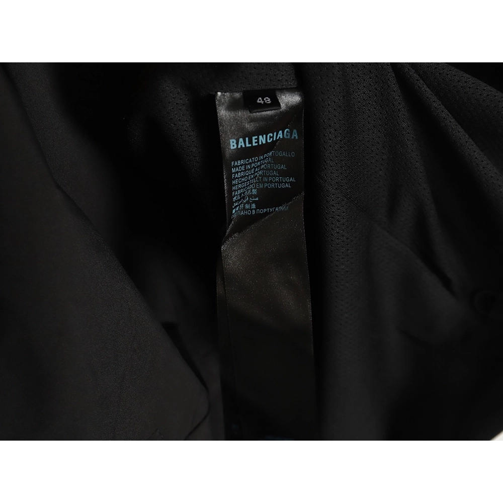 Balenciaga patchwork slogan windbreaker jacket TSK2,Balenciaga Jacket,Jacket,APPAREL