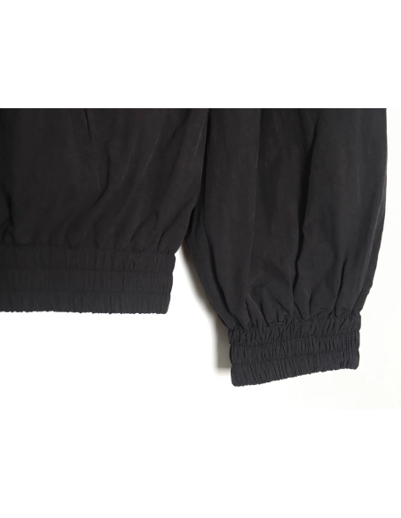 Balenciaga 3B embroidered allblack sports suit jacket,Balenciaga Jacket,Jacket,APPAREL
