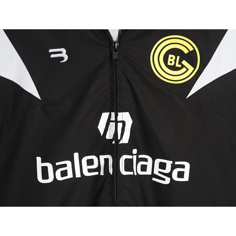 Balenciaga 10 patchwork football training jacket,Balenciaga Jacket,Jacket,APPAREL