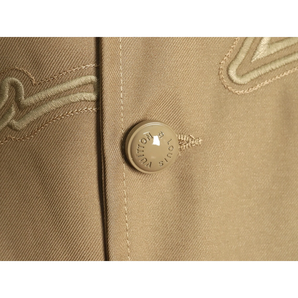 Louis Vuitton Pharrell embroidered oversized jacket,Louis Vuitton Jacket,Jacket,APPAREL