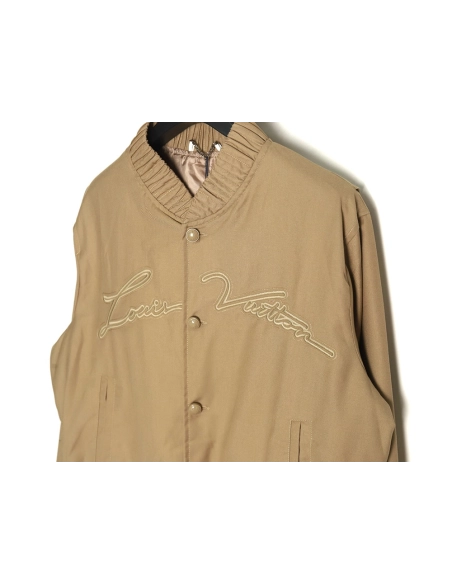 Louis Vuitton Pharrell embroidered oversized jacket,Louis Vuitton Jacket,Jacket,APPAREL