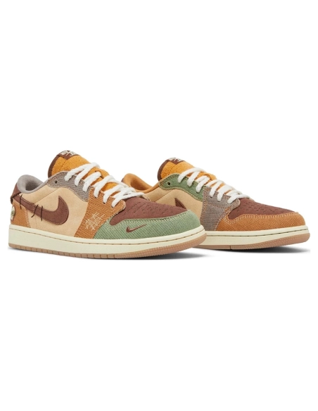 ZION WILLIAMSON X AIR JORDAN 1 RETRO LOW OG VOODOO DZ7292-200,AIR JORDAN 1 LOW,Air Jordan