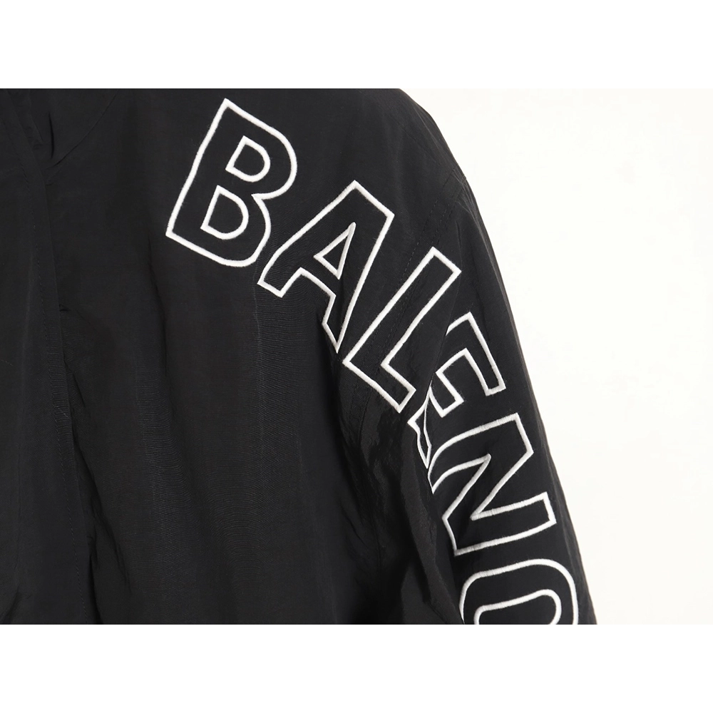 Balenciaga Blank Letter Embroidered Sports Suit Jacket,Balenciaga Jacket,Jacket,APPAREL