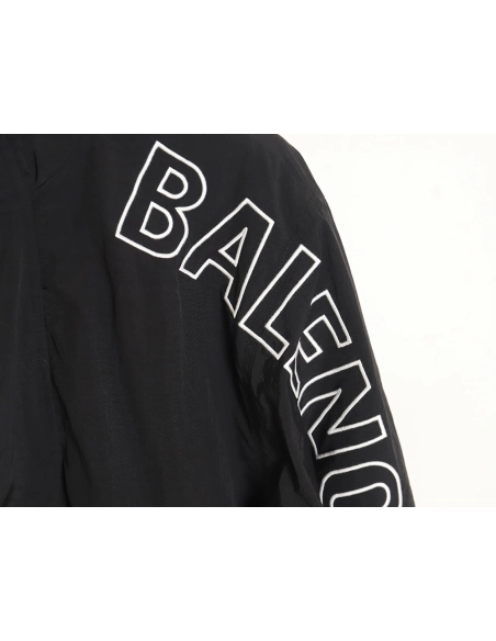 Balenciaga Blank Letter Embroidered Sports Suit Jacket,Balenciaga Jacket,Jacket,APPAREL