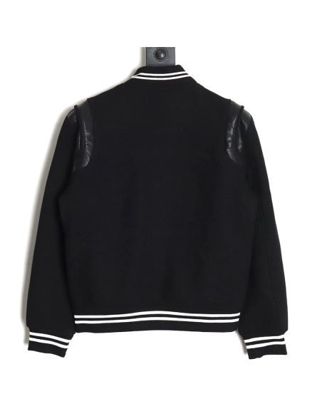 Saint Laurent Paris wool baseball jacket,Saint Laurent Jacket,Jacket,APPAREL