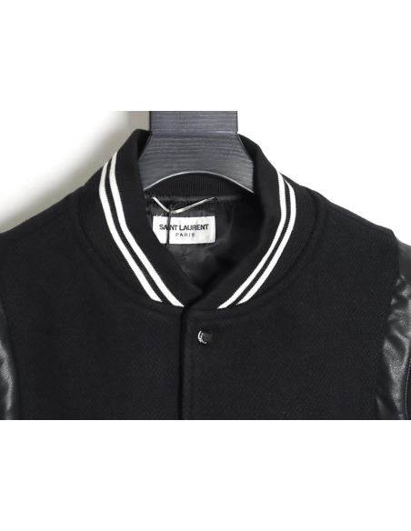 Saint Laurent Paris wool baseball jacket,Saint Laurent Jacket,Jacket,APPAREL
