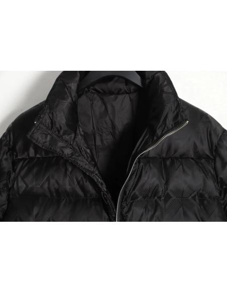 Dior 20FW allover printed dark pattern diamond down jacket,Dior Jacket,Jacket,APPAREL