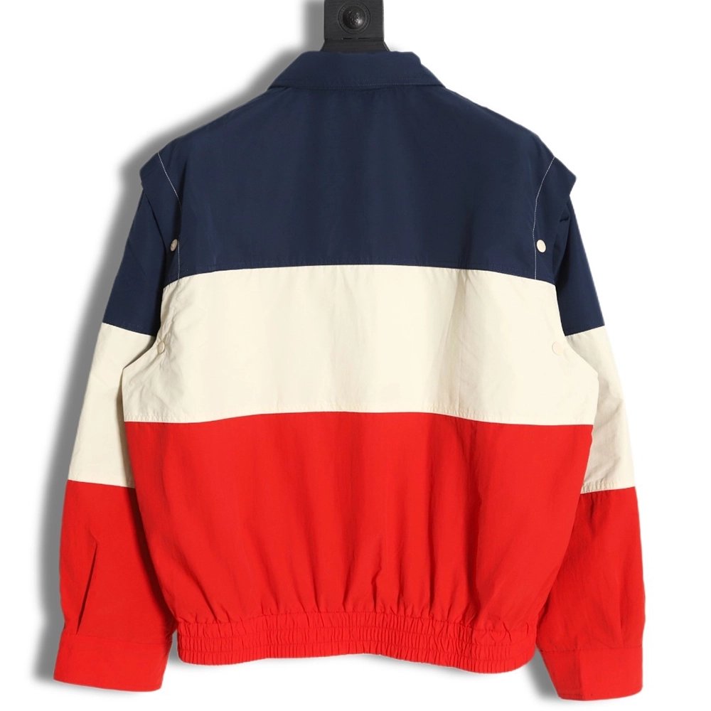Gucci 2023 Autumn and Winter New Style Contrast Color Casual TwoWear Vest Jacket,Gucci Jacket,Jacket,APPAREL