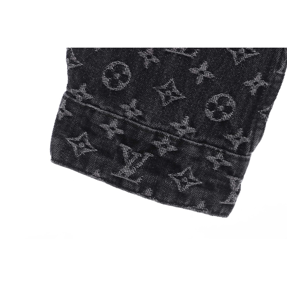 Louis Vuitton joint NIGO checkerboard denim jacket,Louis Vuitton Jacket,Jacket,APPAREL