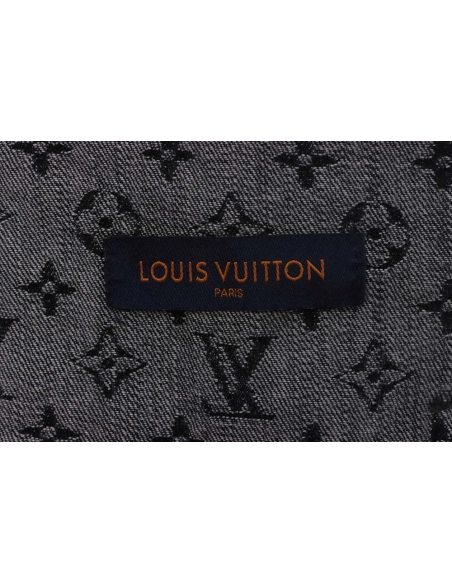 Louis Vuitton joint NIGO checkerboard denim jacket,Louis Vuitton Jacket,Jacket,APPAREL